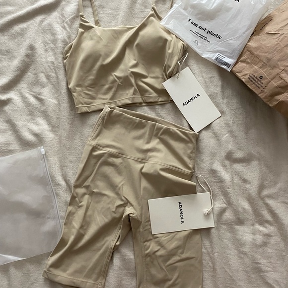 ADANOLA safari beige SET short and top tank - Picture 10 of 14